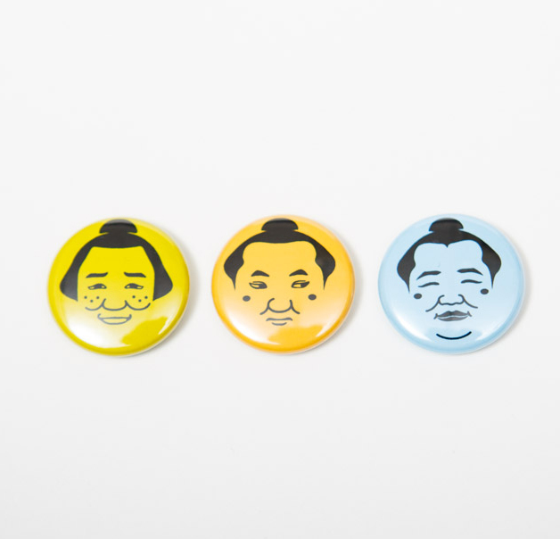 eredie work: Yokozuna Button Badge